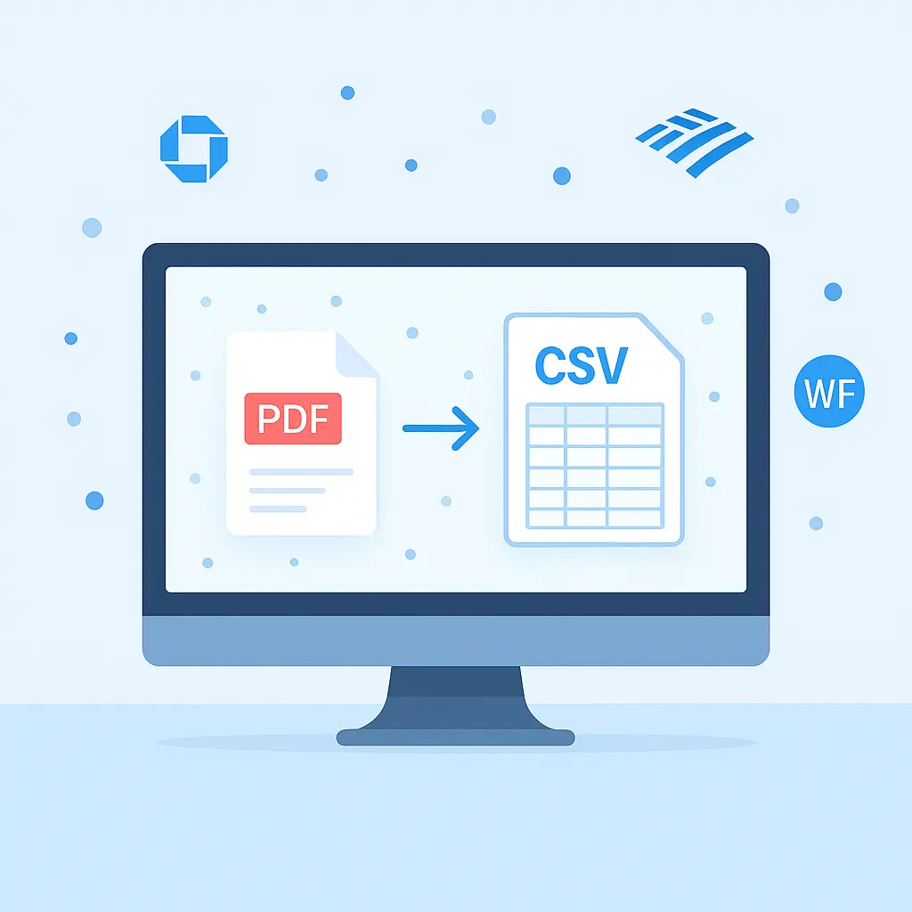 Maybank PDF to CSV conversion illustration
